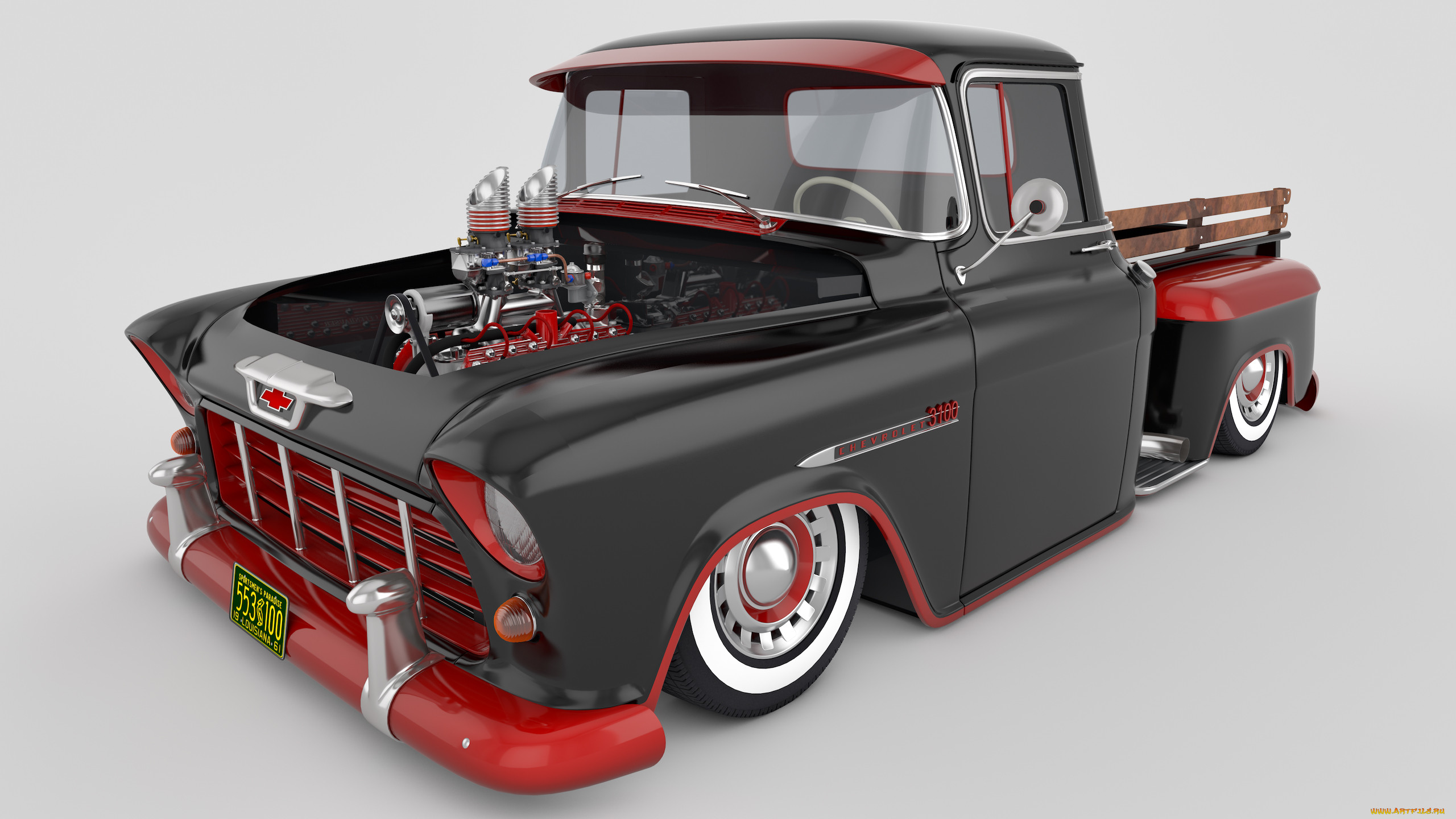 , 3, 1955, chevrolet, 3100, custom